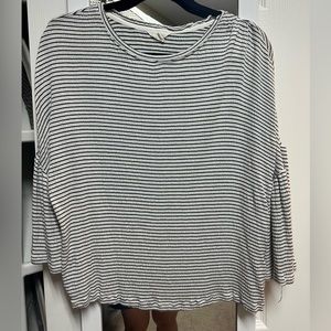 Caslon womens striped top